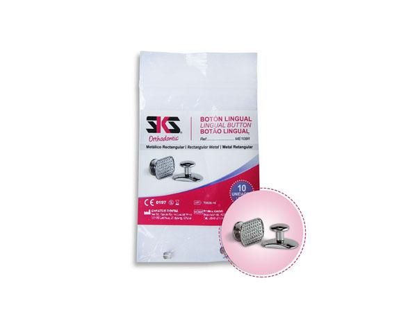 Boutons Linguaux Orthodontiques AZDENT - Lot De 10, Base Ronde, Collables | Pour Appareils Dentaires