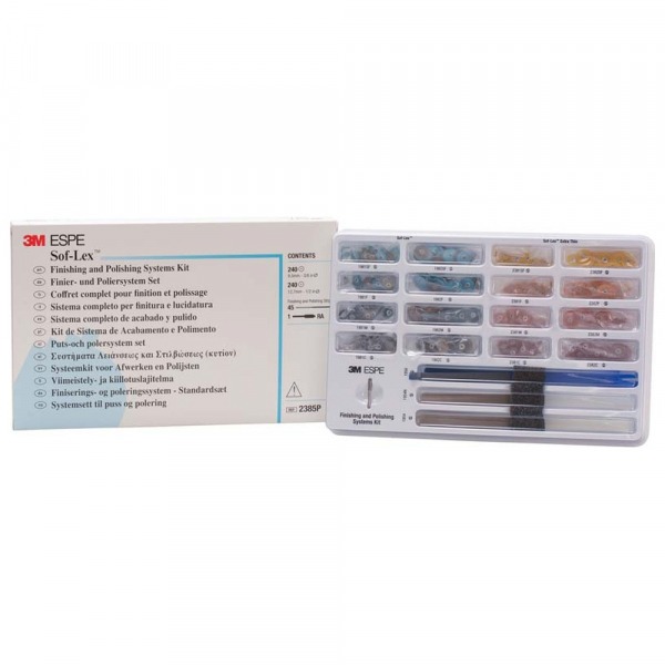 K+B BIODENT dentine 100g - Kit d'introduction 240 disques, 45 bandes, 1 mandrin RA Img: 202409211