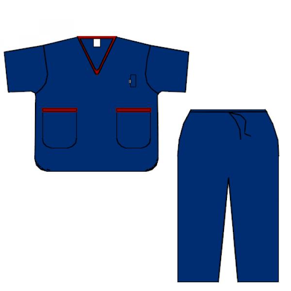 Pyjama chirurgical SMS Taille S (30 unités)  Img: 202003281