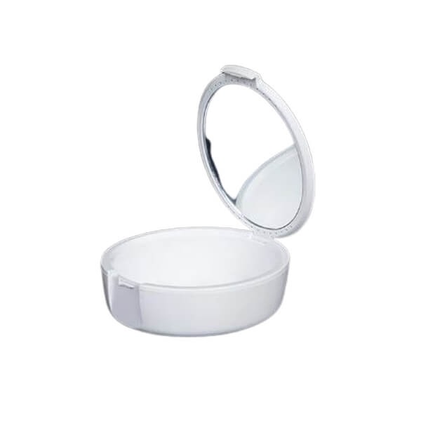 Boîte blanche porte-prothèse avec miroir Img: 202306101
