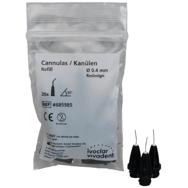 Canules d'application pour Helioseal F Plus (20 pcs) Img: 202503151