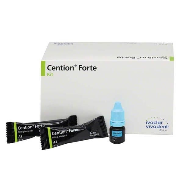 Cention Forte : Composite esthétique (capsules de 0,3 g) - Kit 50 Capsules 0.3 gr A2 Img: 202308191