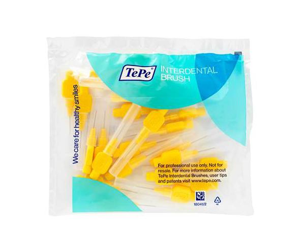 Brosses interdentaires jaunes - 0,7 mm (25 pièces) Img: 202005231