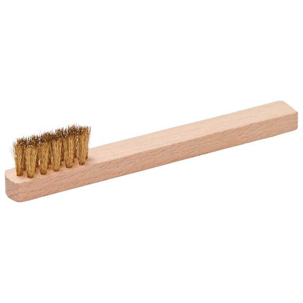 Brosses de nettoyage pour fraises avec manche en plastique - Fil de laiton (avec manche) Img: 202503081