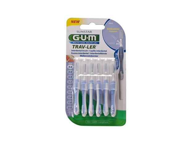 GUM® TRAV-LER : Brosses interdentaires Ø 0,6 mm mini-6 UNITÉS Img: 202010171