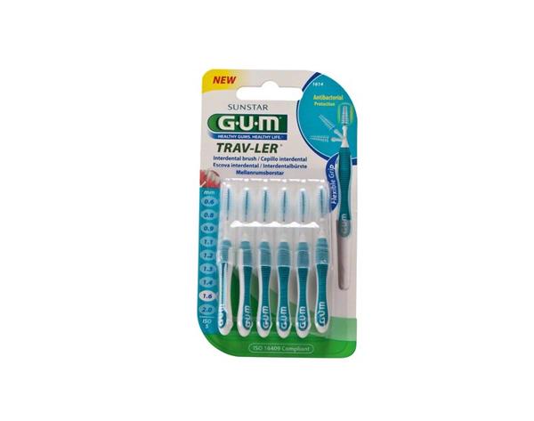 GUM® TRAV-LER : Brosses interdentaires Ø 1,6 mm mini-6 UNITÉS Img: 202010171