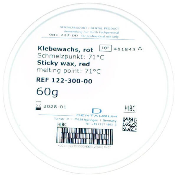 Cire adhésive pour la fixation (60 g) Img: 202503081
