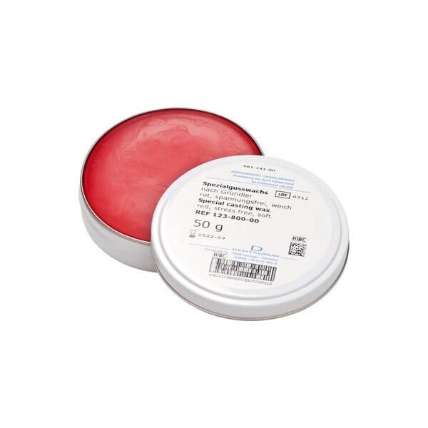 Cire de coulée spéciale rouge (50 g) Img: 202503081