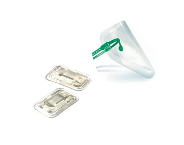 Vista-Tec™ Clips en plastique + rechanges pour visière de protection-2 Clips, 5 rechanges Img: 202010171