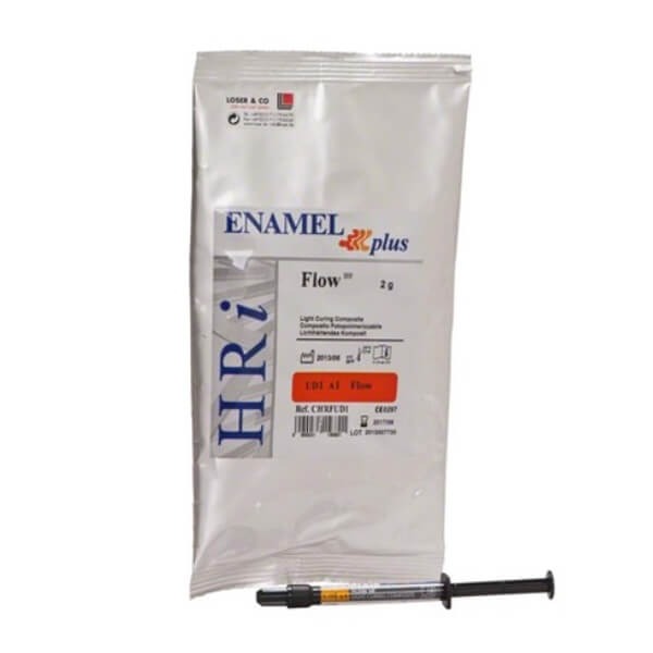 Enamel plus HRI: Composite Flow HF pour dents postérieures en seringue (2 g) - 1 seringue de 2 g - Couleur : UD1 Img: 202307011