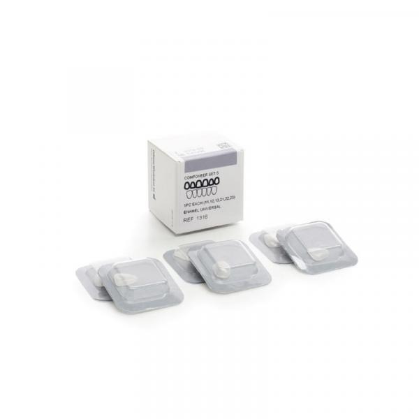 Set de facettes émaillées esthétiques COMPONEER (6ud) - Taille L - émail universel Img: 202010311