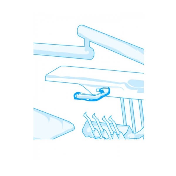Housses de poignée blanches en forme de tube avec élastique (300 pcs) - 300 unités Img: 202401061