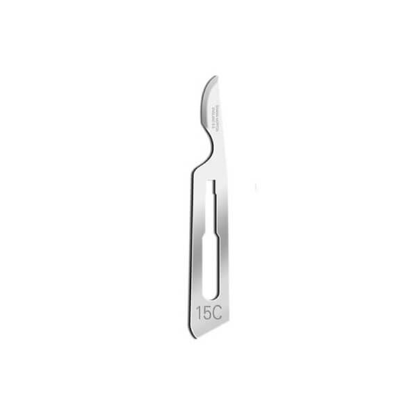 Lames chirurgicales en acier inoxydable pour bistouri (100 pièces) - Nº15C Img: 202304081