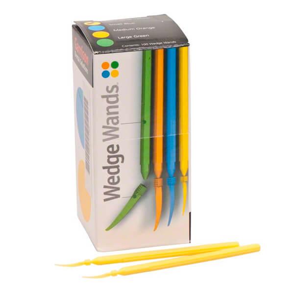 WANDS CUÑAS. C/MANGO X-FINA AMARILLAS 100u  Img: 202203121