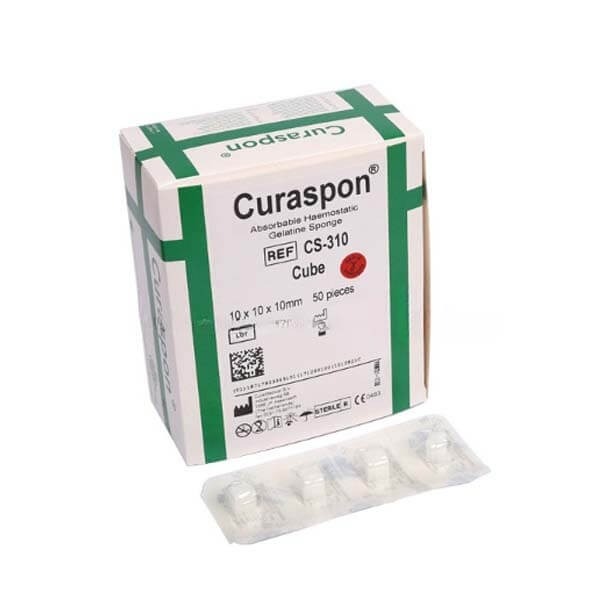 Gelitaspon (Curaspon) - Eponge hémostatique (5x10pcs) Img: 202301071