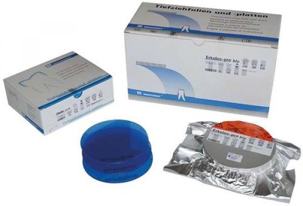 Erkoloc-pro Bleu - Feuilles thermoplastiques (120mm)-50 unités Ø 120 mm, épaisseur 3 mm Img: 202006201