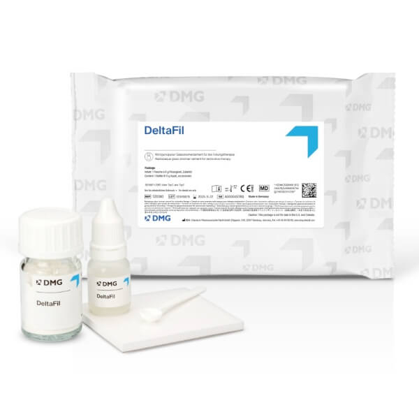 DeltaFil Handmix : Ciment verre ionomère (15 g + 7,5 ml) - A1 Img: 202505241