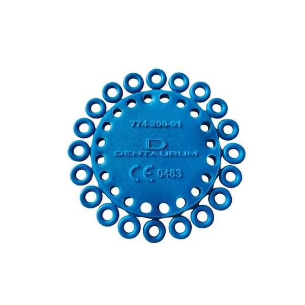 Dentalastics : Ligatures élastiques en plastique - 1 000 anneaux (bleu) Img: 202503081
