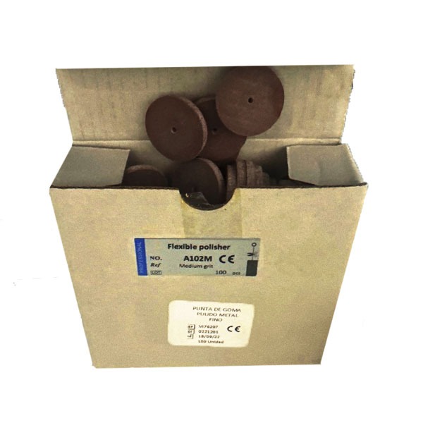 Cylindre de polissage en silicone pour métal (100 pièces) - Épais (noir) Img: 202410191