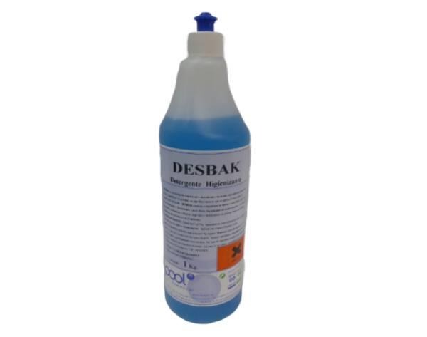 Desbak bouteille: Bactéricide pour désinfecter les surfaces (1 L) - Bouteille 1 litre Img: 202202121