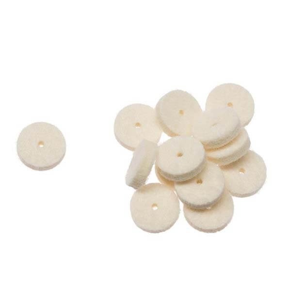 Disques en feutre sans imprégnant (100 pcs) Img: 202303041