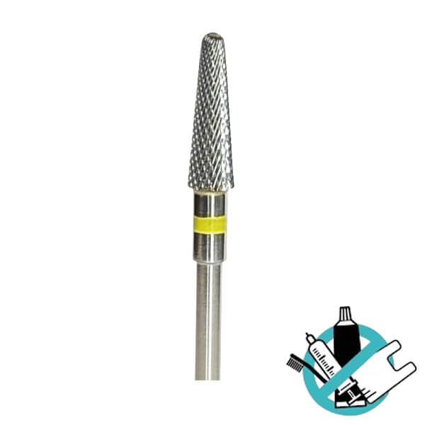 Fraise conique en carbure de tungstène PM à coupe transversale - T : 040 - G : Extra fin Img: 202508301