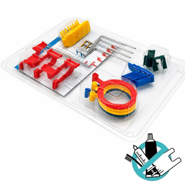 Kit de positionneurs pour radiographie dentaire Type XCP Img: 202605161