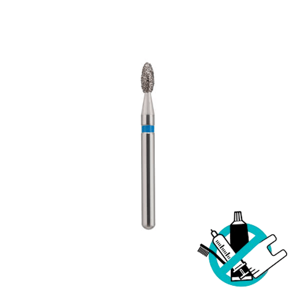 Fraise diamantée FG œuf 379 (277) - T : 23 - G : Moyen - L : 4,5 mm Img: 202510187