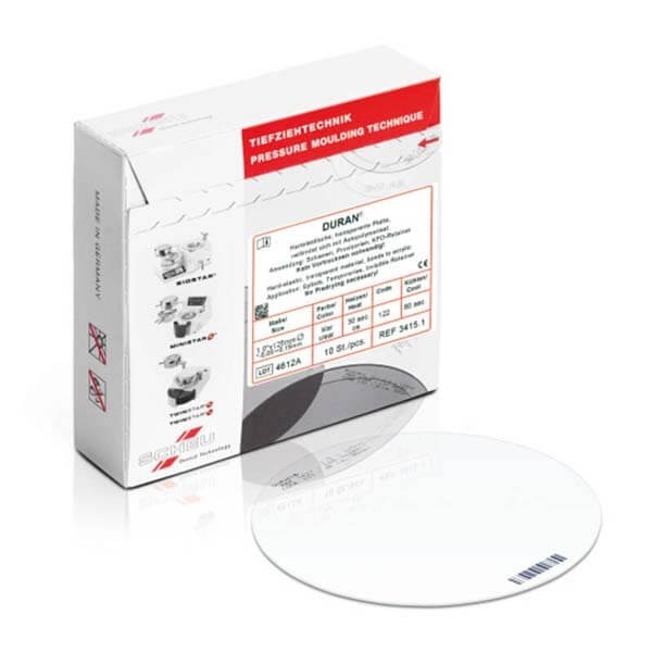 Duran : Plaques thermoplastiques transparentes - 10u. carré de Ø 125 mm, épaisseur 0.5 mm : Img: 202306031