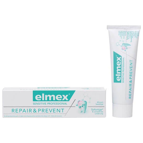 Elmex Sensitive Professional Repair & Prevent : Dentifrice pour dents sensibles - 75 ml Img: 202503081