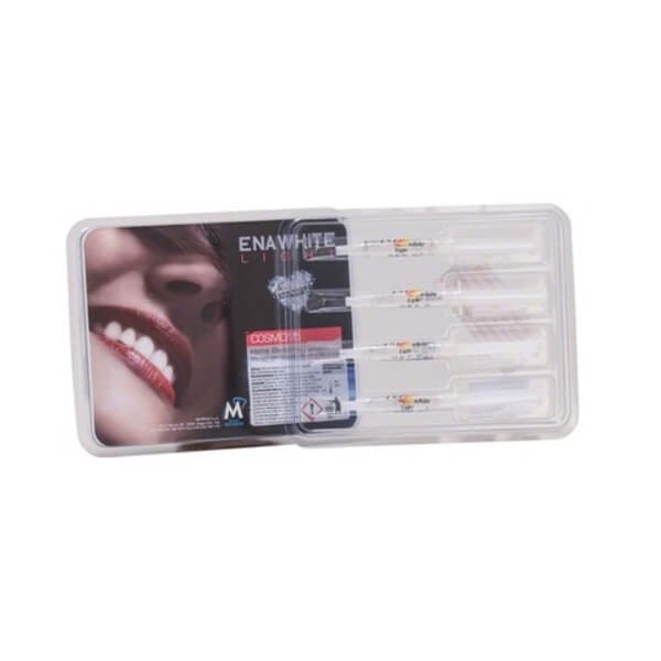 Ena White Light : Gel blanchissant pour les dents Peroxyde d'hydrogène 6%  (4 x 3 ml) - Micerium
