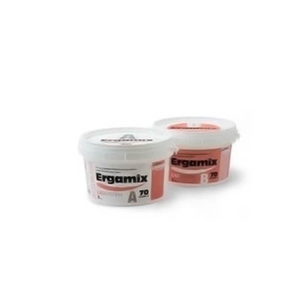 ERGAMIX : Addition Silicone (Base + Activateur) - 70SH : 5 kg de base + 5 kg d'activateur Img: 202207091