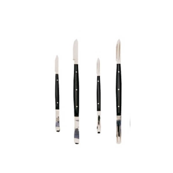 Spatule pour cire avec manche noir - Petit Img: 202307011
