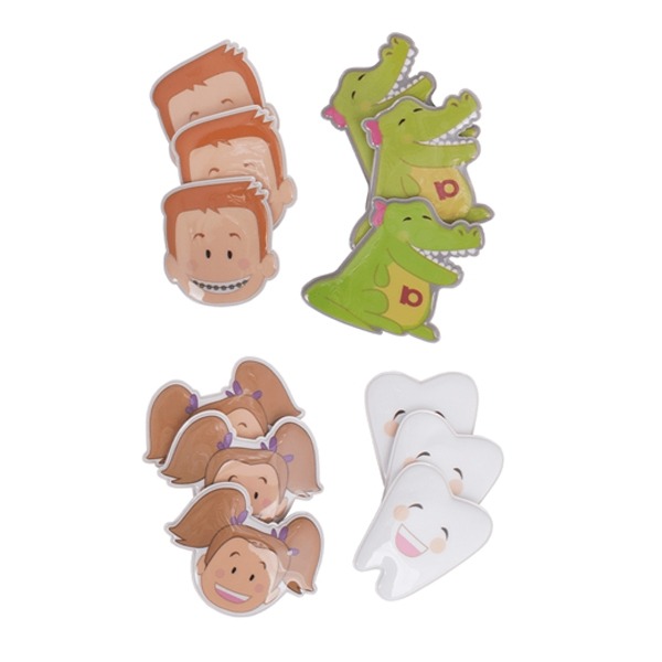 Funny Mirror : Miroirs dentaires amusants (12 pièces) - 12 unités Img: 202304081