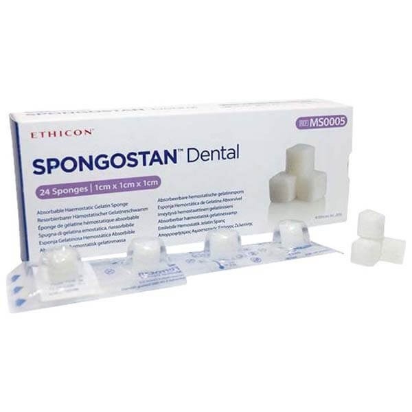 SPONGOSTAN : Éponge Hémostatique (Boîte de 24 pièces) Img: 202304081