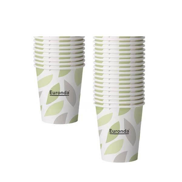 Natura : Gobelets en papier brut (185 ml x 1.000 unités) Img: 202208131