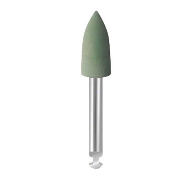 EVEFLEX : Polissoirs dentaires verts (10 pièces) - Flamme (5 x 10 mm) Img: 202208131