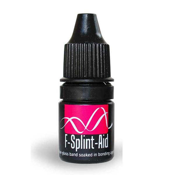 F-Splint Aid : Bandes de verre pré-imprégnées (4 x 12 mm) + pinces d'application (5 pcs) - Img: 202105221