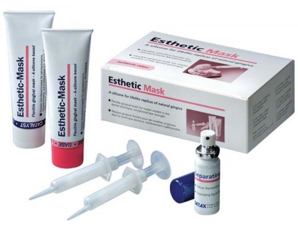 Masque esthétique - Cartouches pour masque gingival (2 x 50 ml) - 2 cartouches de 50 ml, 10 canules de mélange jaunes, vaporisateur de 15 ml : Img: 202005231