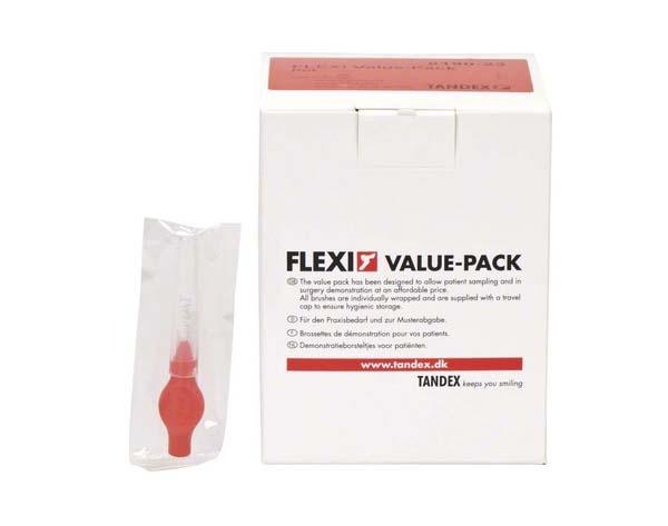 Flexi : Brosses interdentaires Rouges 0,50 mm.-25 unités Img: 202010171