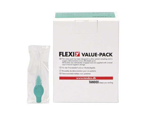 Flexi : Brosses Interdentaires Turquoise de 0,35 mm-25 unités Img: 202010171