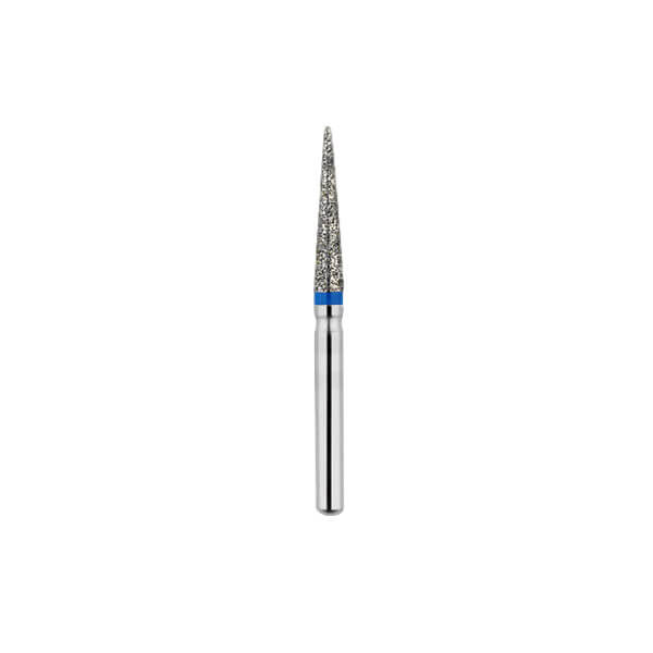 Fraise diamantée FG conique pointue 859 (166) - T : 010 - G : Extra fin - L : 10,0 mm Img: 202509061