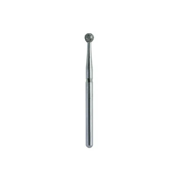Fraise diamantée FG ronde 801 (001) - T : 010 - G : Moyen - L : 1,0 mm Img: 202508301