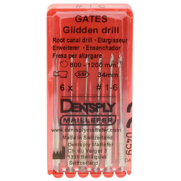Fraise Glidden Gates de 34 mm pour contre-angle (6 pcs) - MAILLEFER ...