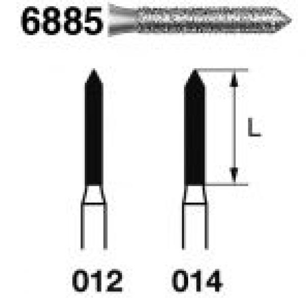 6885-FG fraise diamant grain épais 5u  Img: 201811031