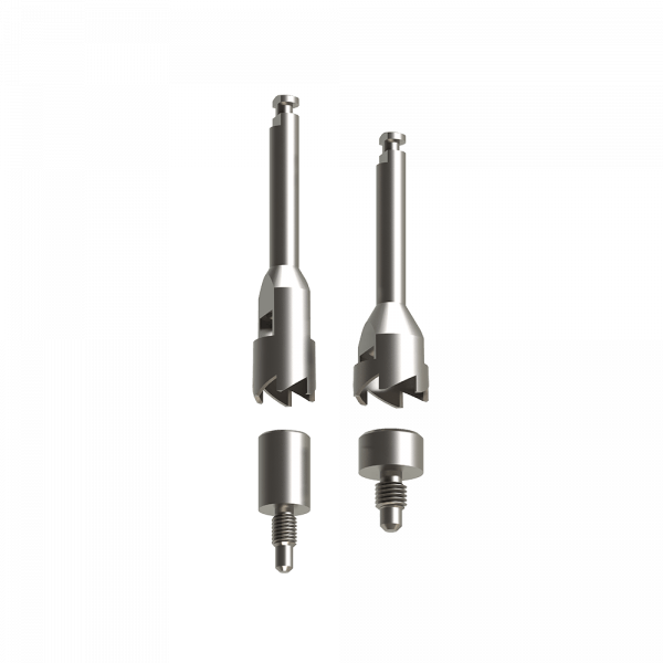 Fraise Trephine avec guide de connexion externe - Fraise avec guide Ø 4mm Img: 201907271