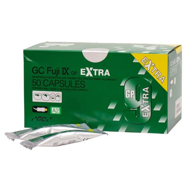Fuji IX GP Extra : Ciment verre ionomère - A2 (50 x 014 ml) Img: 202503081