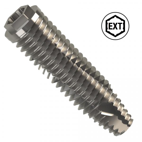 Connexion externe surface mécanisée de l'implant 5.0mm - 11.5 mm Img: 201907271