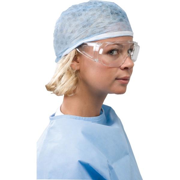 Lunettes de protection transparentes PVC jetables Img: 201807031