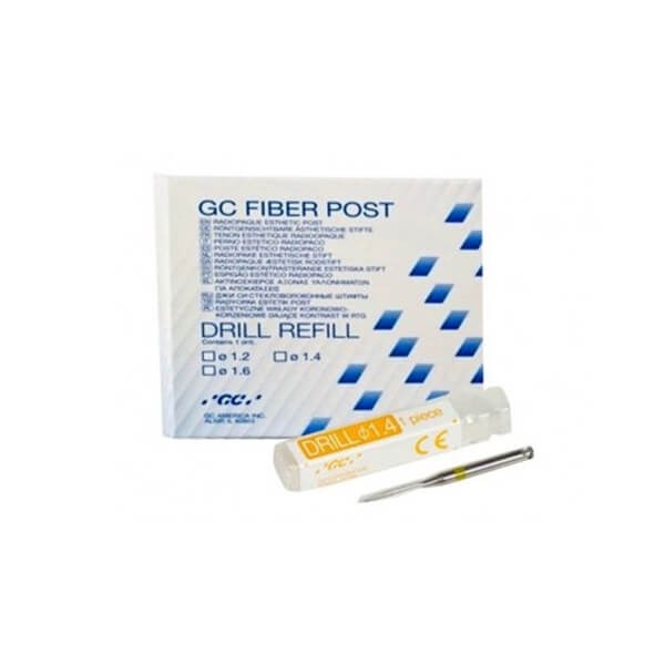 Fiber Post Drill Refill: Fraise pour tenons en fibre de verre - 1.4 mm Img: 202307011